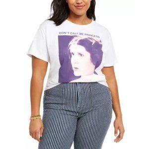 Star Wars Don't Call Me Princess Cropped TShirt 2X